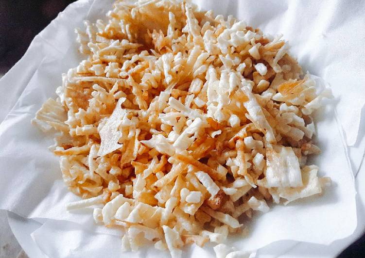 Resep Keripik talas mini Anti Gagal