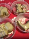 Crèmes légères au café praliné et agar agar