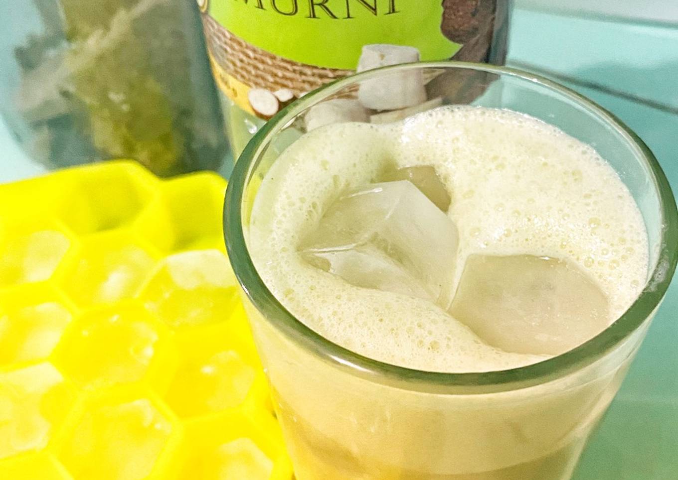 Ice vanilla raw mung bean es kacang ijo mentah minuman diet