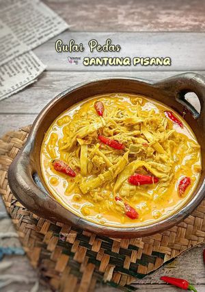 Foto resep Gulai Pedas Jantung Pisang