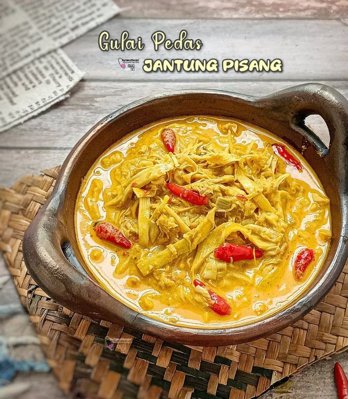 Foto resep Gulai Pedas Jantung Pisang