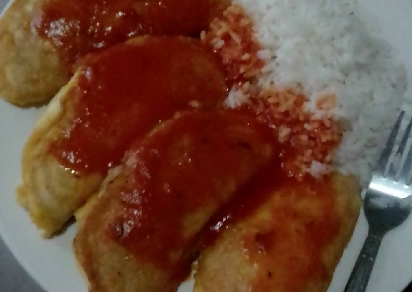 Chilaquiles de tortilla