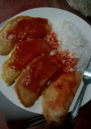 Una foto de Chilaquiles de tortilla