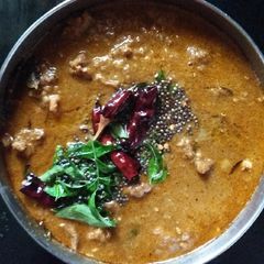 A picture of Mutton curry.
