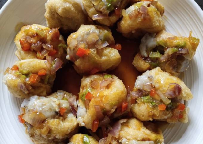 Stuffed Tofu Puffs