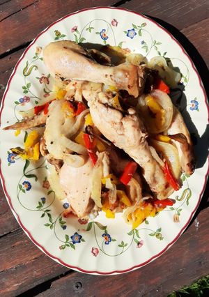 Una foto de Pollo con mostaza