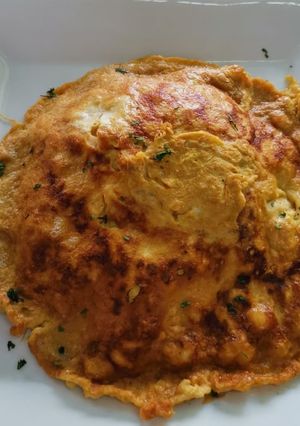 Una foto de Tortilla de camarones