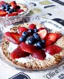 Tarteleta de avena y frutos rojos