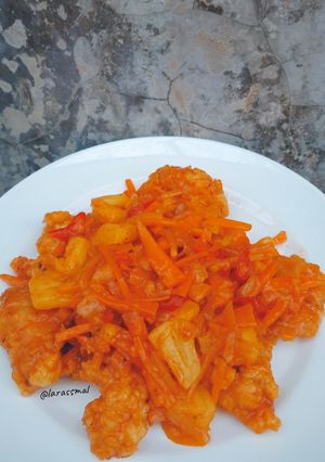 Foto resep 29. Ayam Asam Manis Pedas