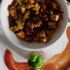 A picture of Chilly paneer dry.