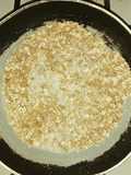 Avena al sartén con azúcar