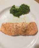 🐟 SALMÓN CON SALSA CHIMICHURRI 🍽💚