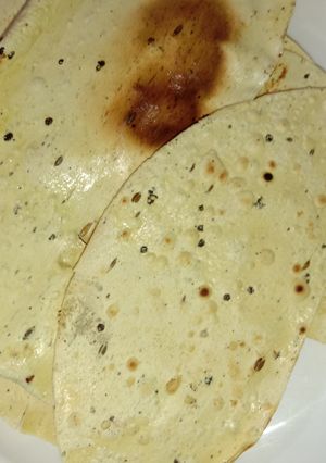A picture of Roasted papad.