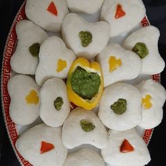 A picture of Kodo Millet(kodri) Mogar Moog Dal Idli.