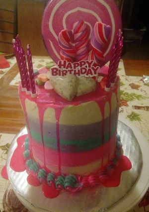 A picture of Drip cake!.
