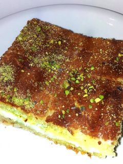 صورة لوصفة هريسة بالقشطة