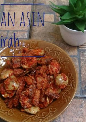 Foto resep Jengkol Ikan Asin Lado Sirah