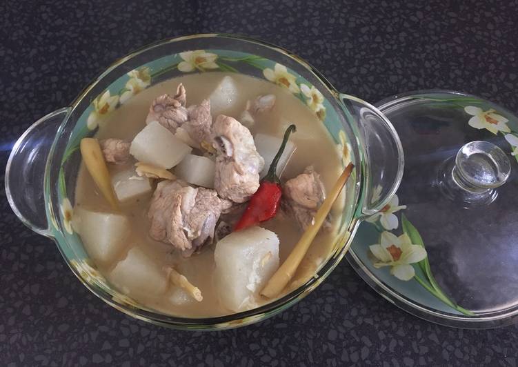 Easiest Way to Prepare Perfect Pork ribs soup