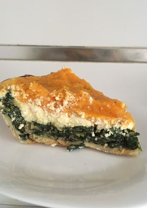 Una foto de Tarta tricolor