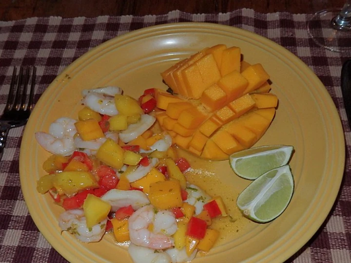 Recipe Shrimp and Scallop with Mango Salad the Perfect Can spoil the tongue