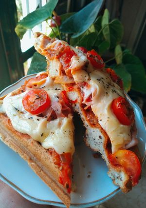 Una foto de 🍕Pizza-Waffle Gluten Free ❣️🍕