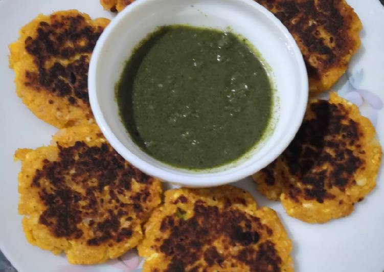 Paneer coconut tikki