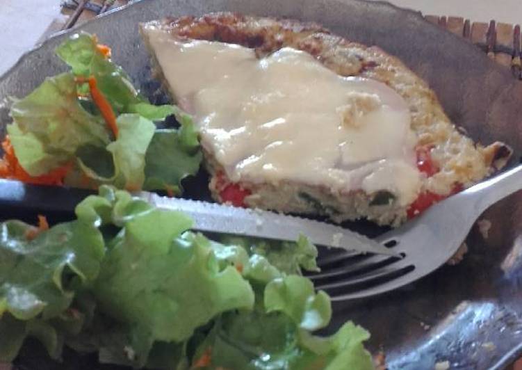 Tortilla de papa, con atún y verduras Receta de Corina ) Cookpad