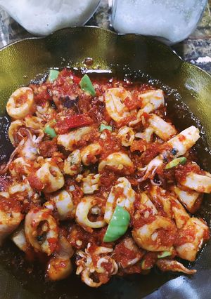 Foto resep Sambel Cumi Pete