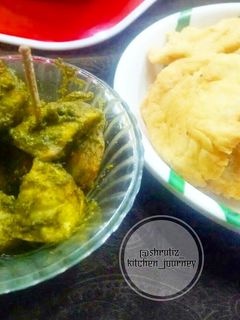 A picture of Chutney wale aloo.