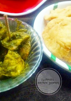 A picture of Chutney wale aloo.