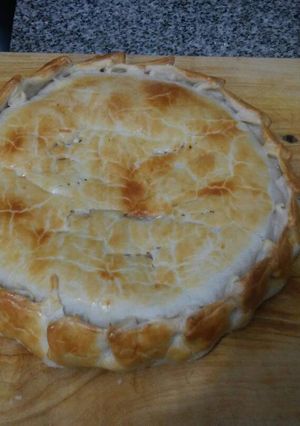 Una foto de Tarta sencilla de atún