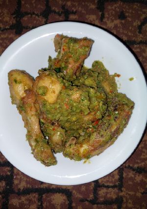 Foto resep Ayam goreng cabe ijo sederhana