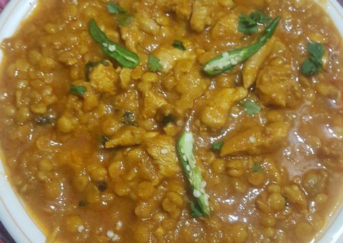 Recipe of Ultimate Title: special chana daal chicken