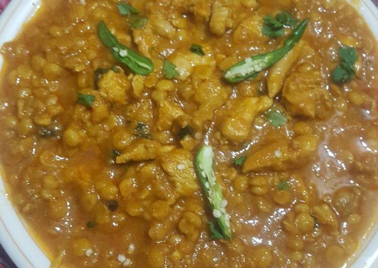 Easiest Way to Prepare Award-winning Title: special chana daal chicken