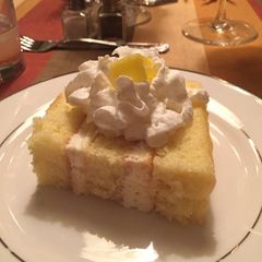 A picture of Adam's Lemon Cream (Limoncello) Cake.