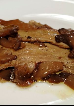 Foto di Fettine di Maiale con Funghi Champignon al Forno