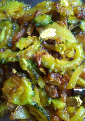 উচ্ছে কুমড়ো ভাজা (ucche kumro bhaja recipe in Bengali) রেসিপির প্রধান ছবি