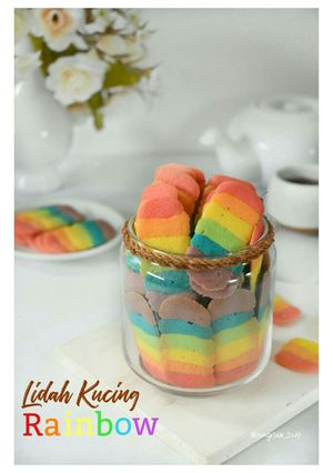 Foto resep Lidah Kucing Rainbow