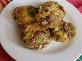 Muffins de huevo vegetarianos saludables
