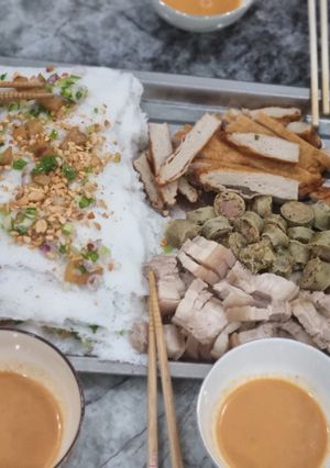 Hình của món Bánh Hỏi Ngày Mưa.
