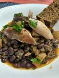 Guiso de porotos negros