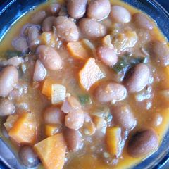 A picture of Beans stew #authormarathon.