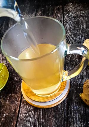 Une photo de Infusion miel citron gingembre