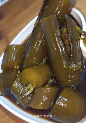صورة لوصفة طرشي حامض حلو (مدبس) محشي