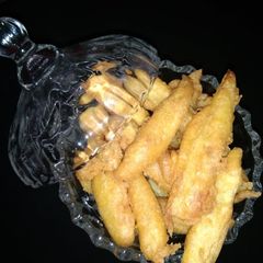 A picture of French fries pakora.