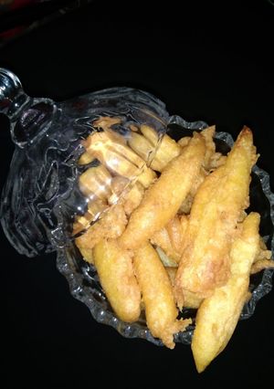 A picture of French fries pakora.