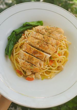 Foto resep Spaghetti Aglio Olio (Simple anak kos) instagram : @spicecraft02