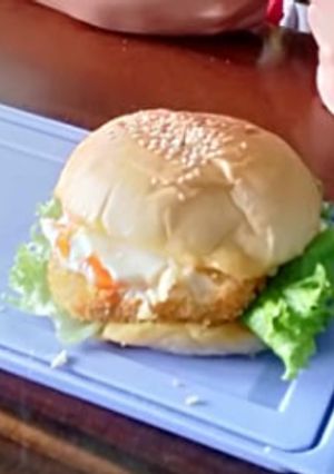 Foto resep Burger tempe