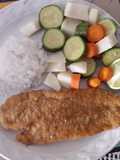 Filete de pescado empanizado