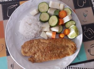 Una foto de Filete de pescado empanizado